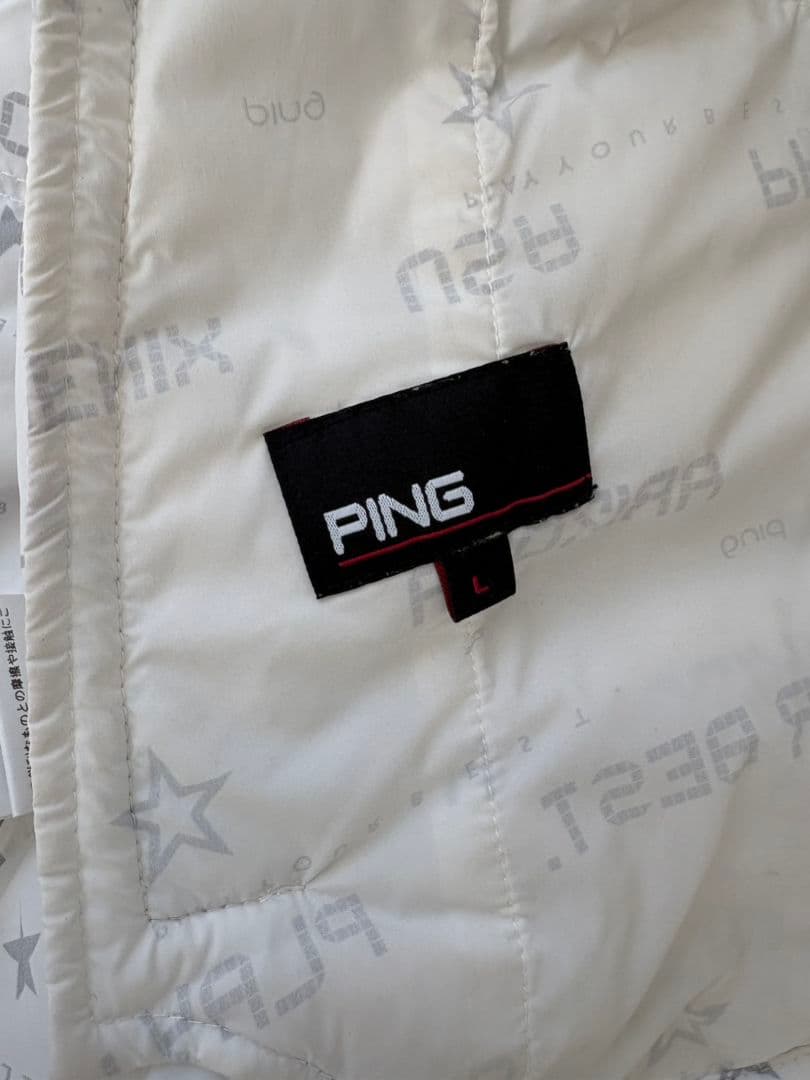 美品！ PING 総柄　中綿ブルゾン ゴルフ レディース　L