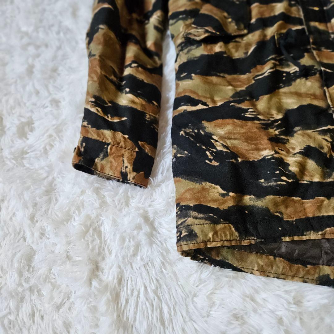 【Schott】美品 ショット フード付きモッズコート カモ柄 Mサイズ