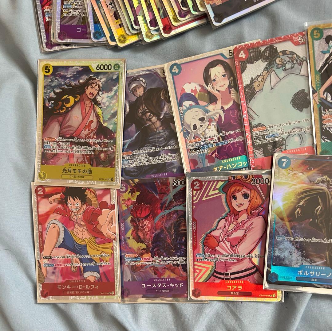 ワンピースカード引退品　SEC以上46枚、　リーダー、ドン、ノーマル　まとめ売り