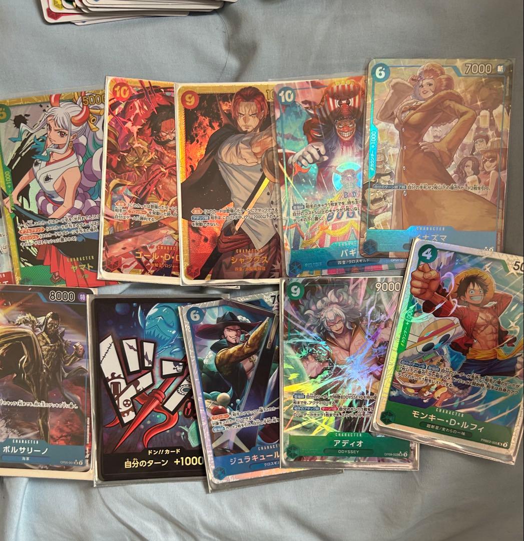 ワンピースカード引退品　SEC以上46枚、　リーダー、ドン、ノーマル　まとめ売り