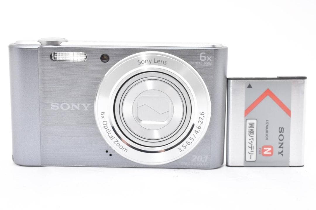 【外観美品】 SONY Cyber Shot DSC-W810 シルバー 動作品