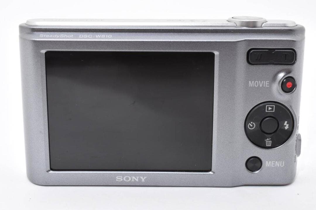 【外観美品】 SONY Cyber Shot DSC-W810 シルバー 動作品