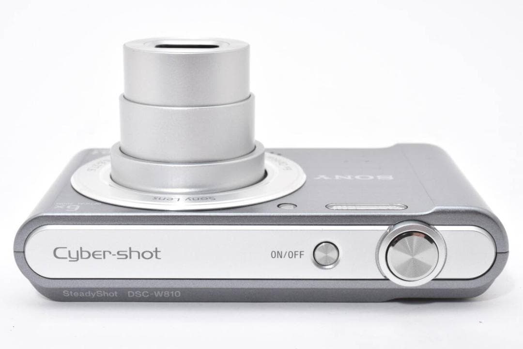 【外観美品】 SONY Cyber Shot DSC-W810 シルバー 動作品