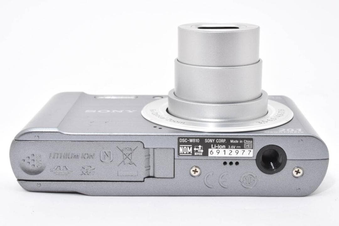 【外観美品】 SONY Cyber Shot DSC-W810 シルバー 動作品