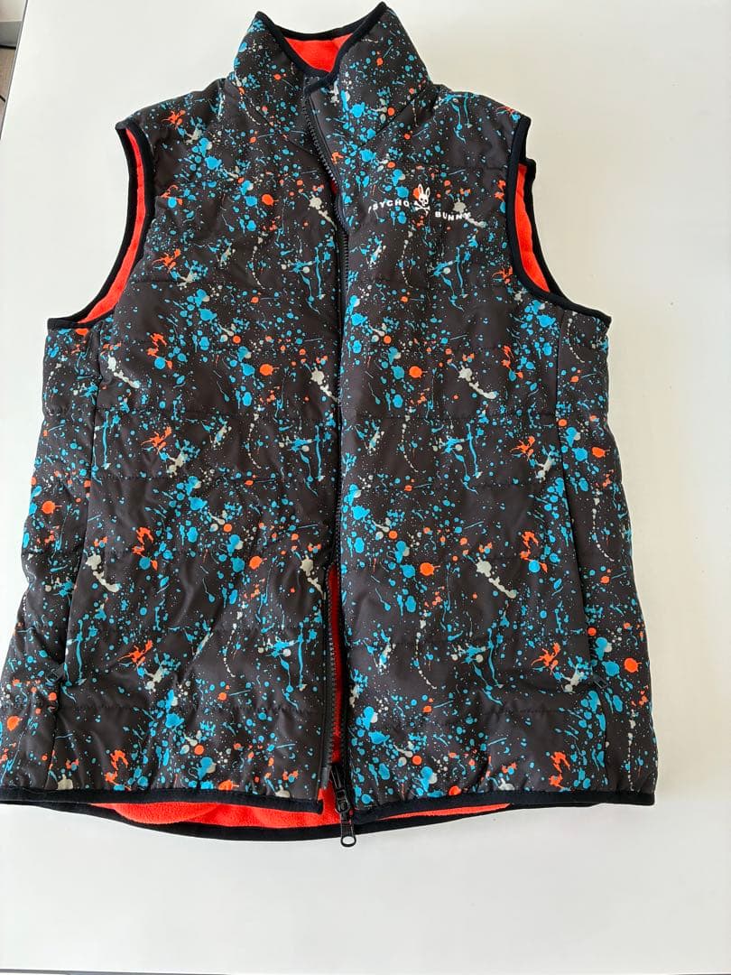 Psycho Bunnyのスプラッシュプリント リバーシブル ベスト