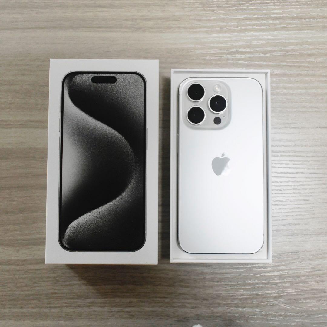 iPhone15Pro 512GB ホワイトチタニウム