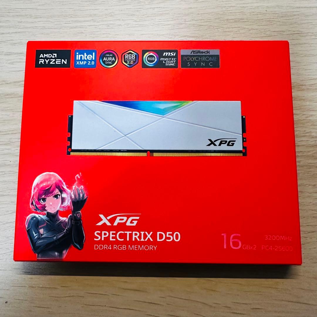 <新品未開封>XPG SPECTRIX D50 DDR4 RGB MEMORY