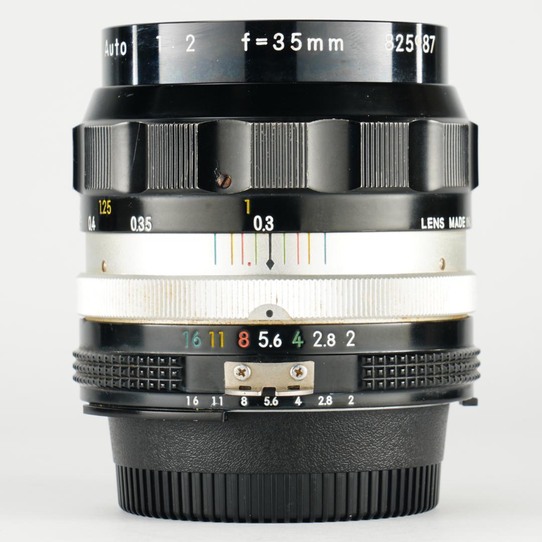 【Ai改】 ニコン Nikkor-o Auto 35mm F2 987