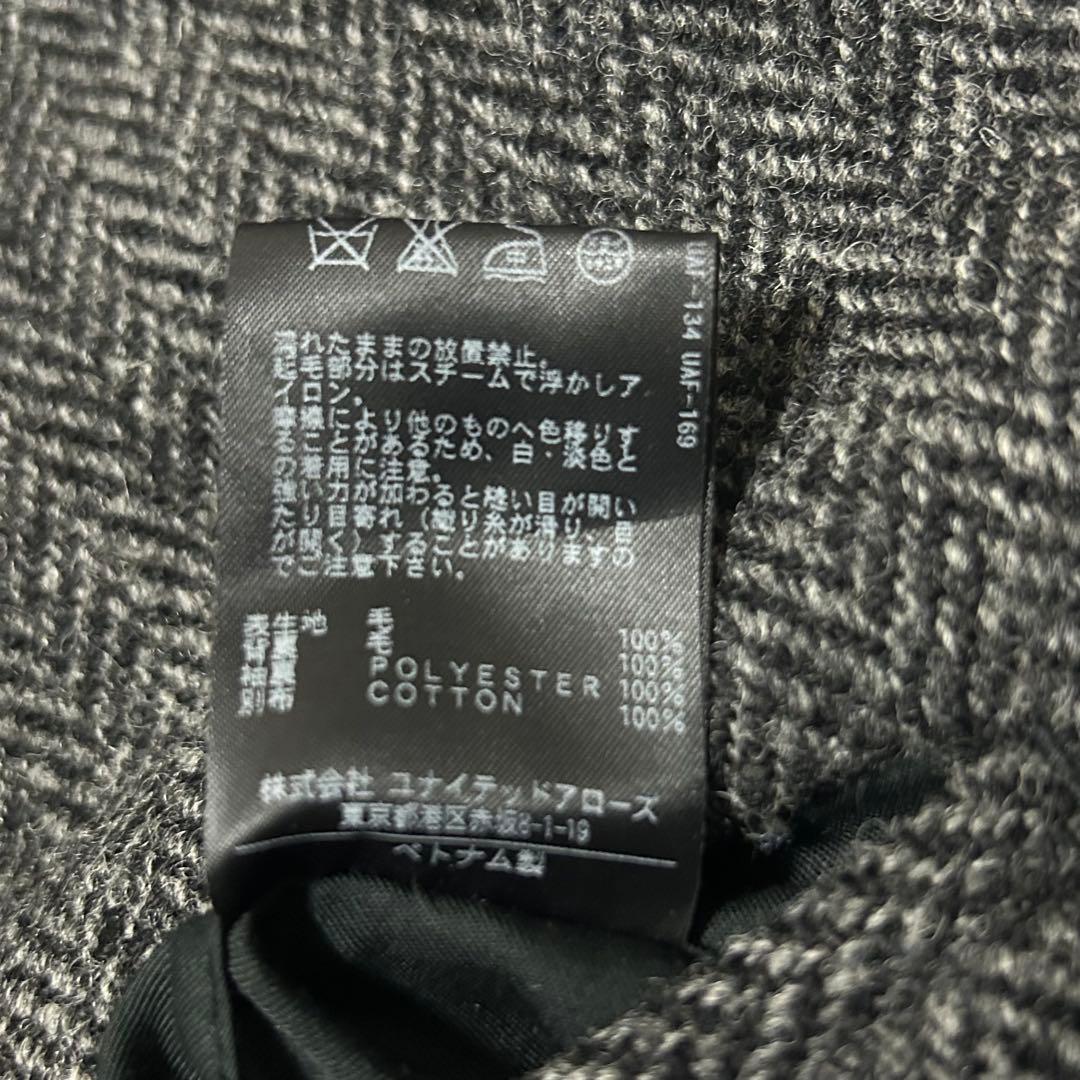 ビューティーアンドユース テーラードジャケット ハリスツイード ヘリンボーン L