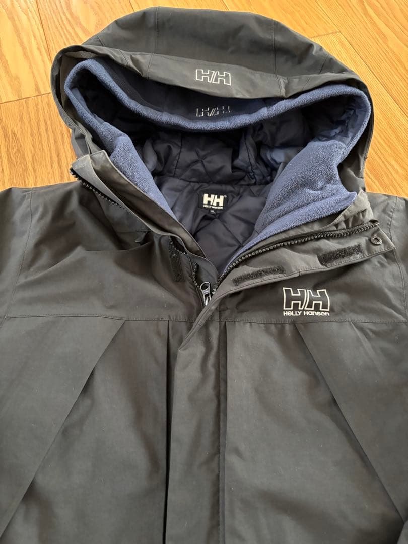へリーハンセン　ジップインジップ　ジャケット　ヘリーテック　防水透湿素材　L
