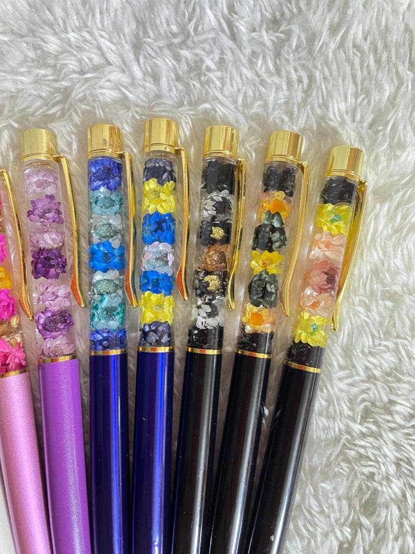 訳ありハーバリウムボールペン　まめセット　@13@44@49