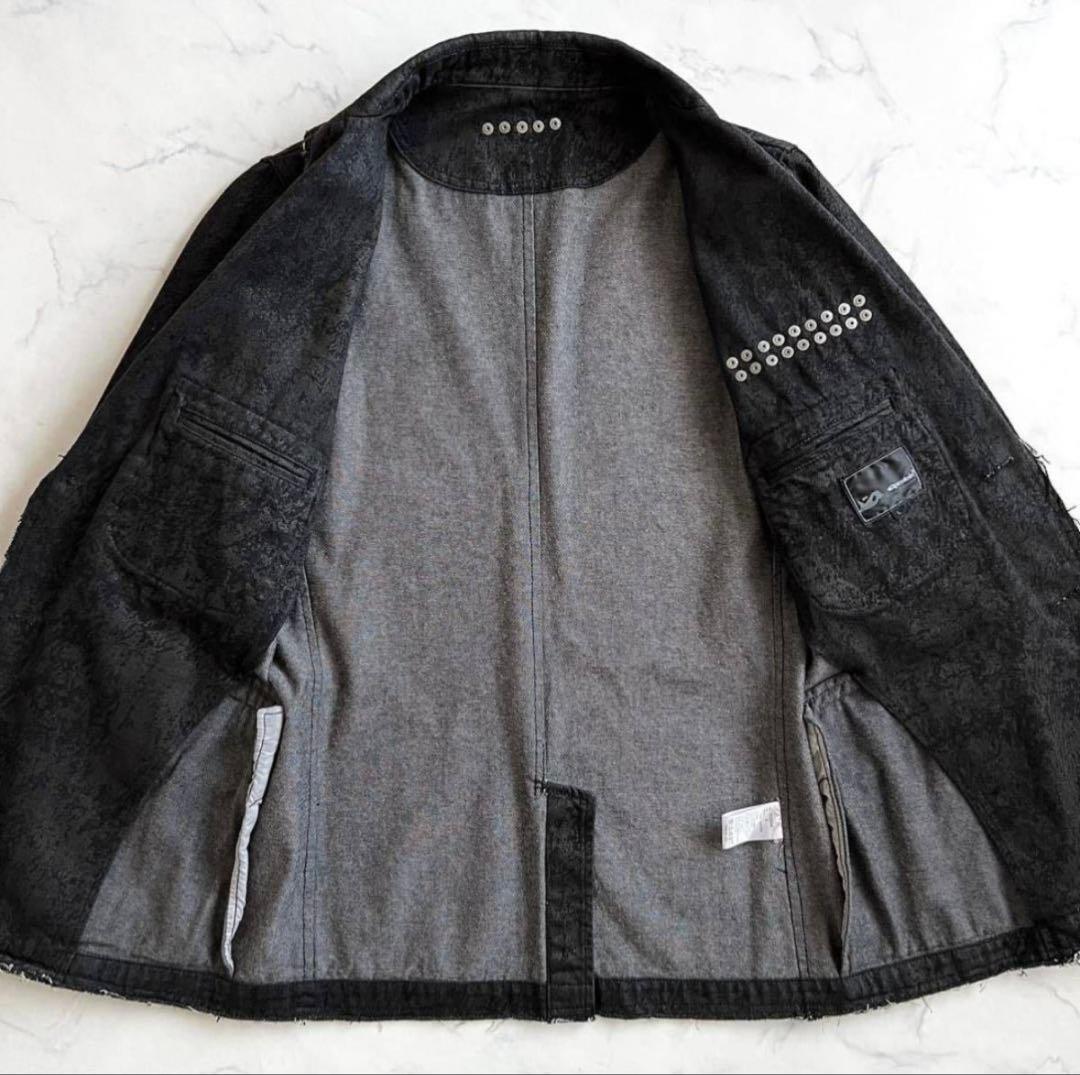スタッズ デニムジャケット テーラード 美品 y2k パンク