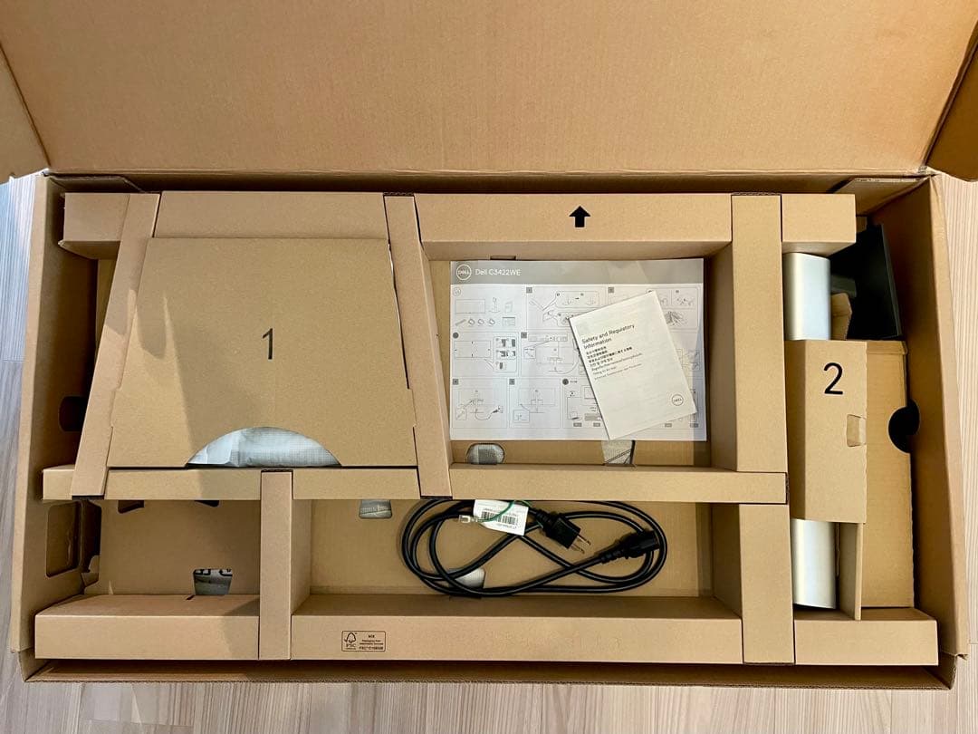 Dell 34インチ 曲面モニター C3422WE