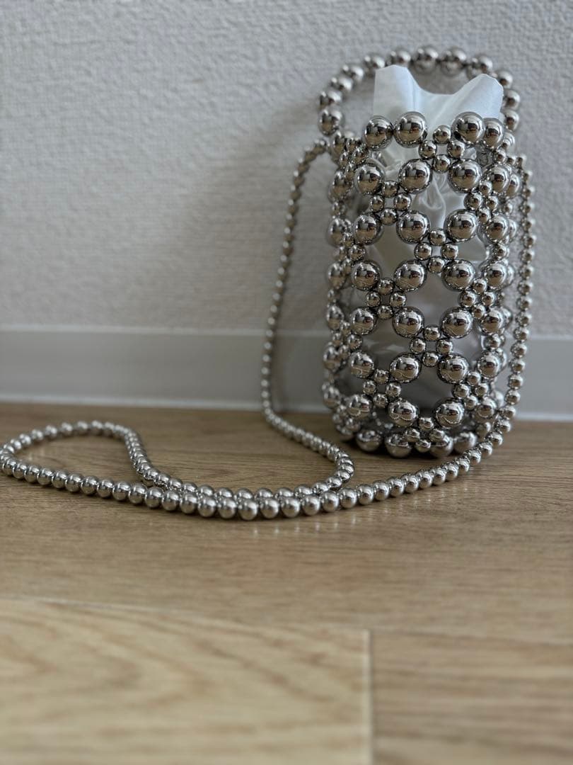 AMERIVINTAGEアメリヴィンテージ　パーティーバッグ　ビーズバッグ