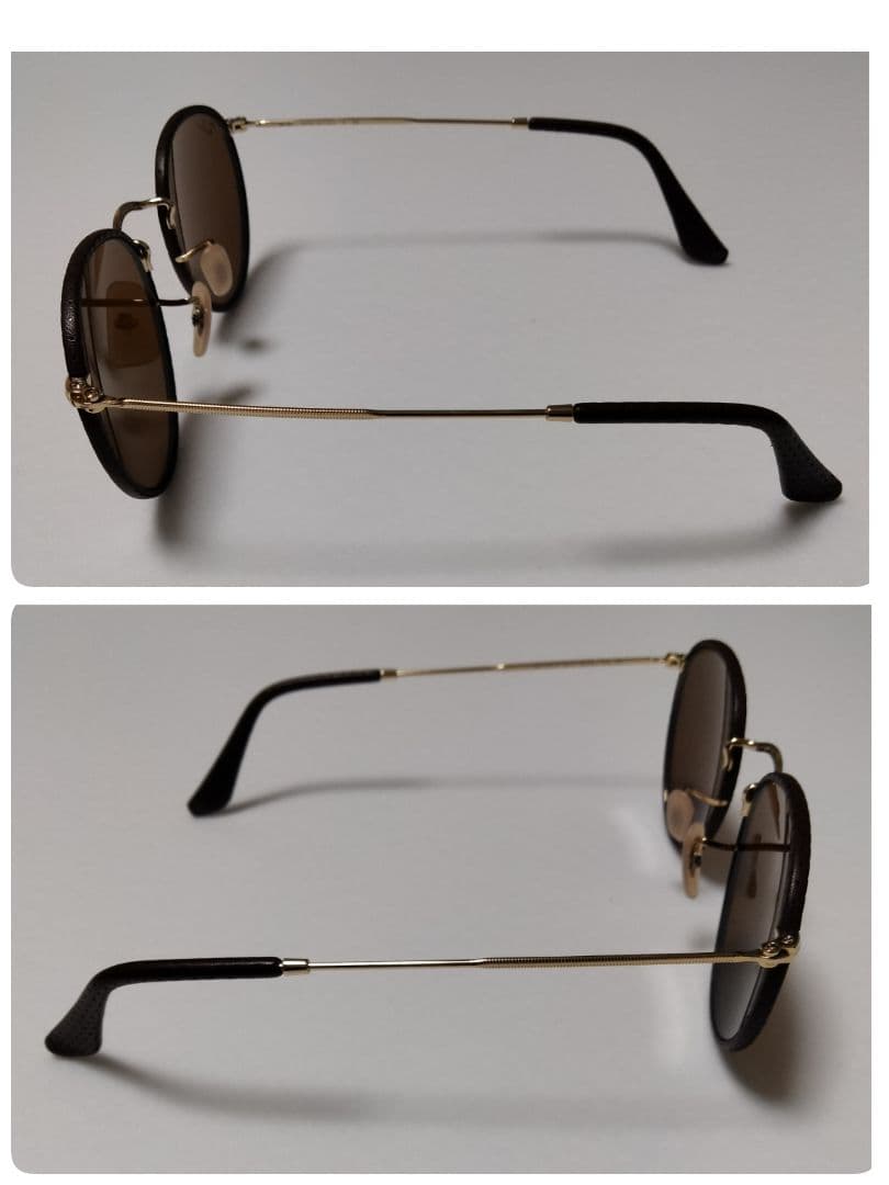 Ray-Ban レザー編み上げモデル サングラス RＢ3475Q 極美品