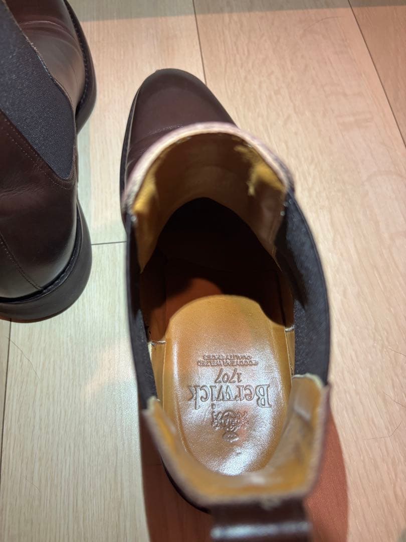 美品【Berwick】 UK7 26cm 376 LAVIDB ブラウン