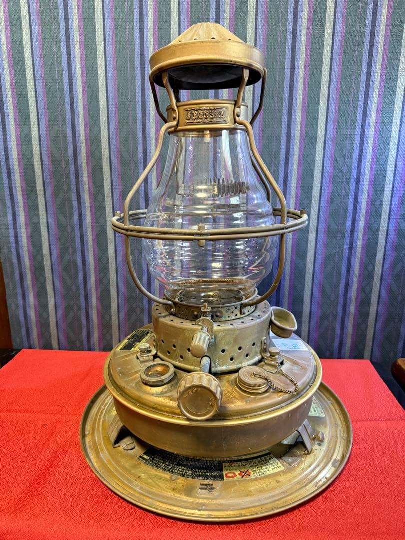 ニッセン　真鍮　ストーブ　SI-3 レトロ 石油ストーブ　暖房器具　その他