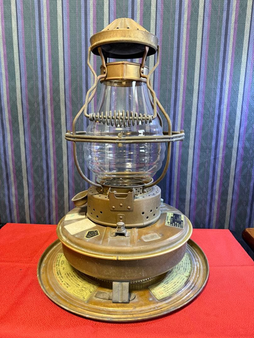 ニッセン　真鍮　ストーブ　SI-3 レトロ 石油ストーブ　暖房器具　その他