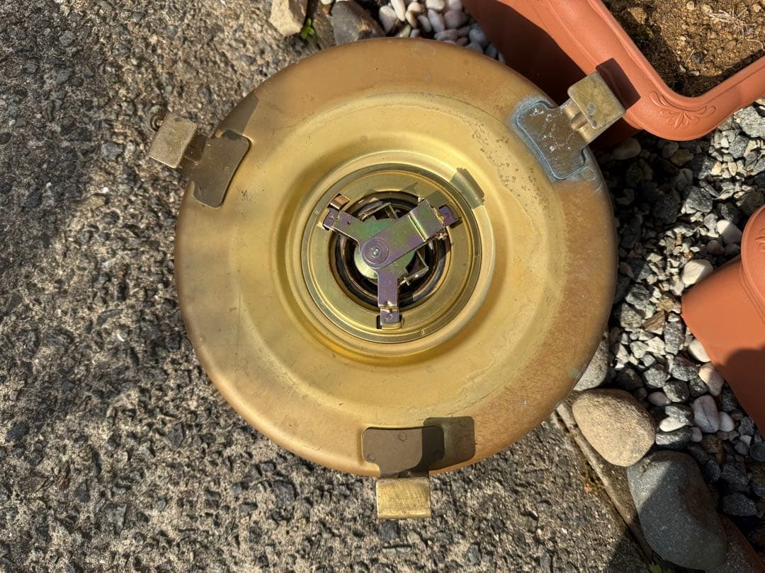 ニッセン　真鍮　ストーブ　SI-3 レトロ 石油ストーブ　暖房器具　その他