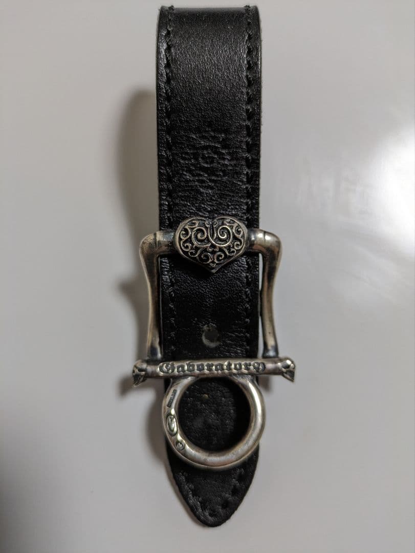 ガボラトリー/ハート　オン　アメリカン　クラシック　スクエア　バックル　 黒