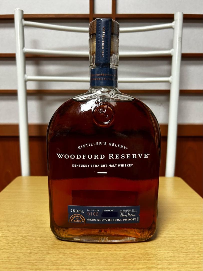ウッドフォードリザーブ　モルト　希少　青ラベル　　　限定