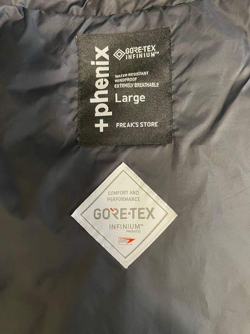 +phenix GORE-TEX INFINIUMダウン　ブラック