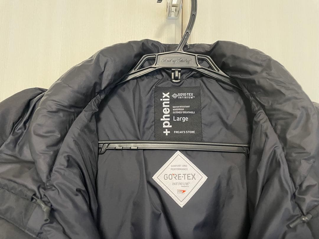 +phenix GORE-TEX INFINIUMダウン　ブラック