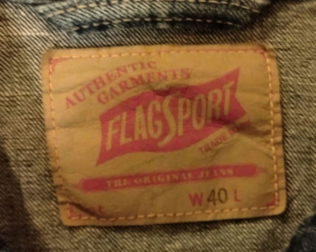 FLAGSPORT　WAREHOUSE　 デニムジャケット W40 L 美品