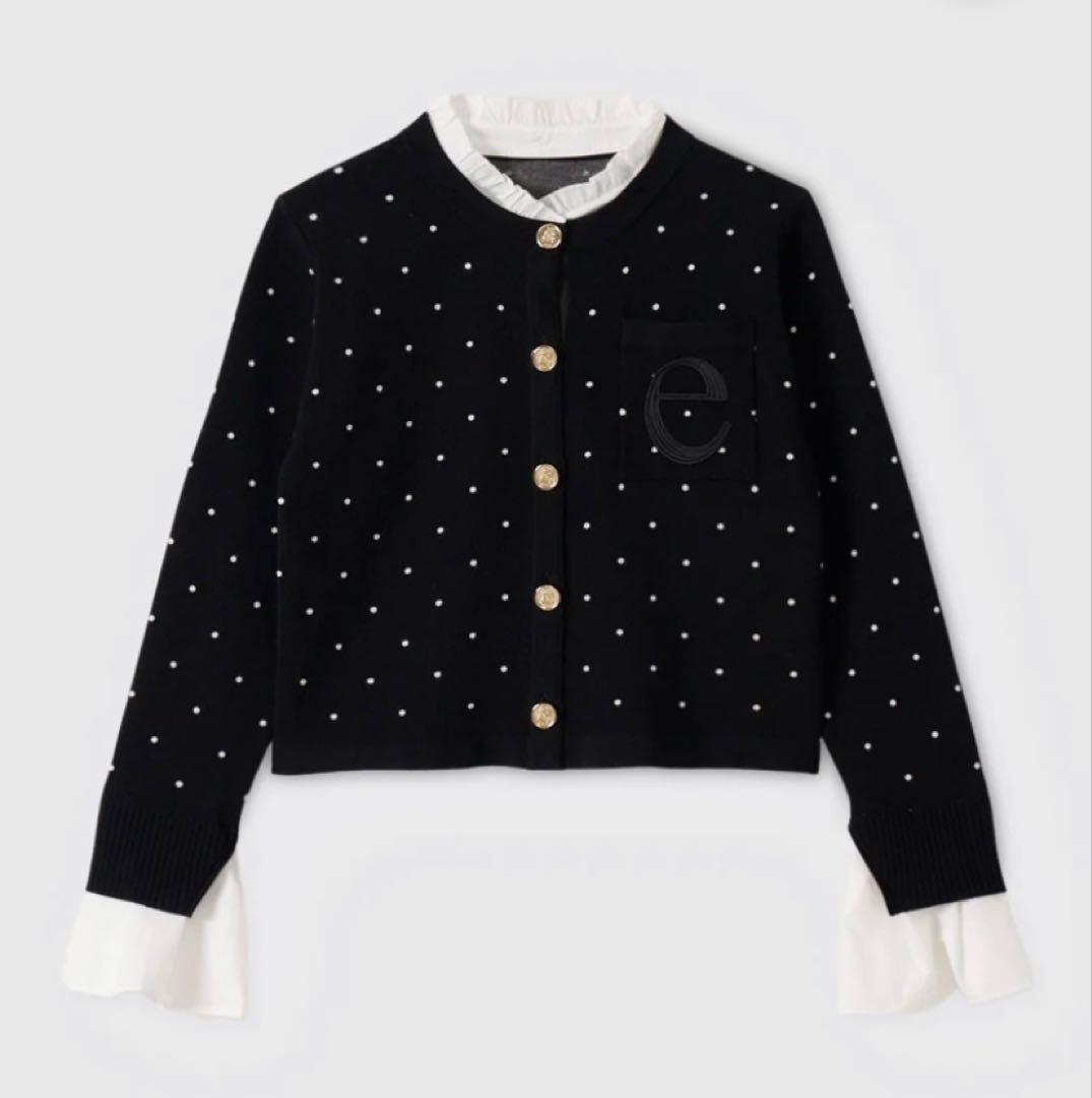 新品　EIMY ISTOIRE Attached collar カーディガン