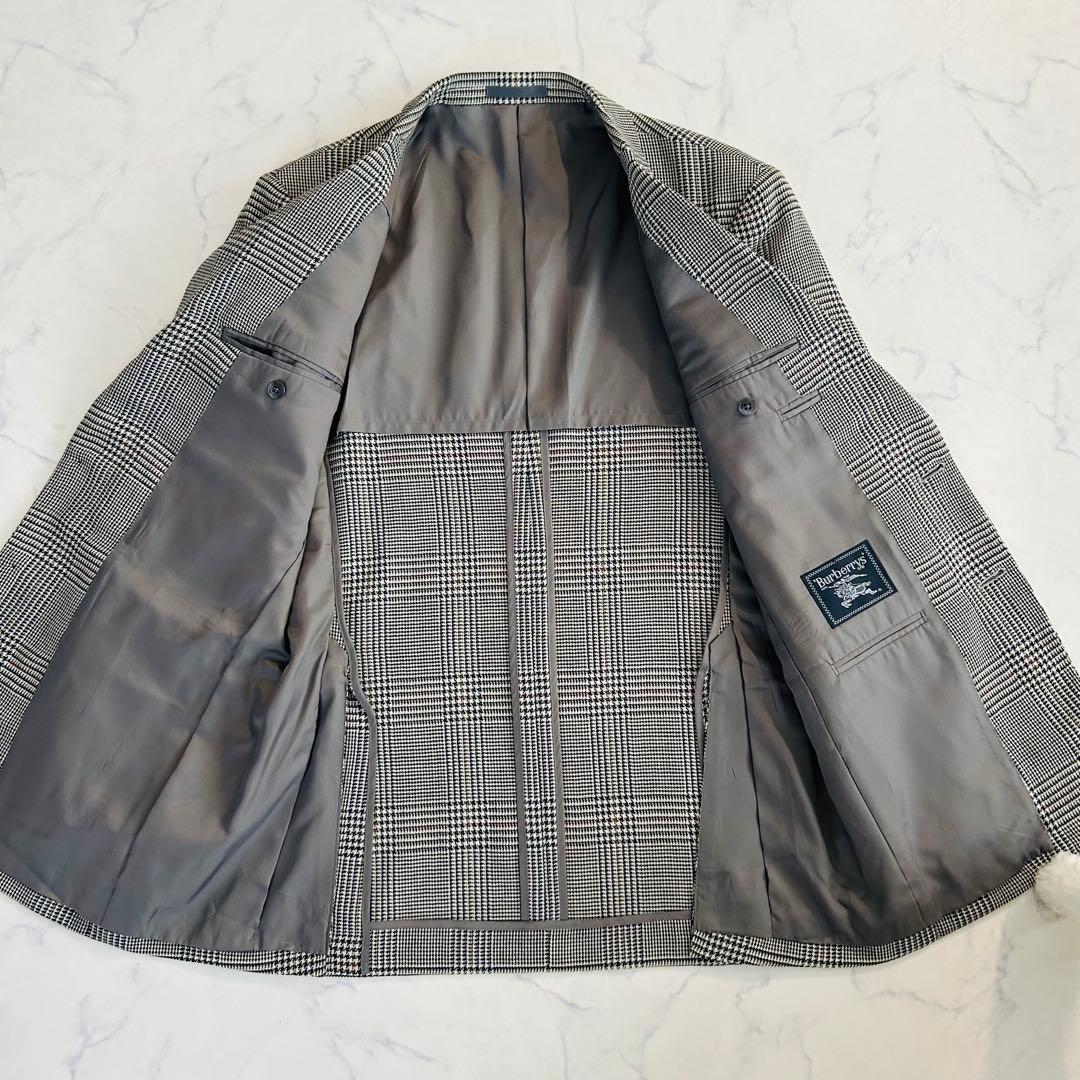 【極美品】バーバリーズ テーラードジャケット グレンチェック シングル M