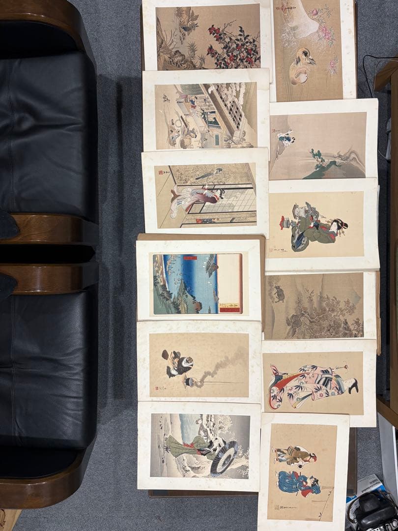 日本木版画粋　大正時代　木版印刷　24袋×3枚全72枚　北斎　広重　歌麿　他