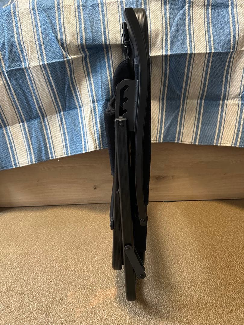 R/cr リクライニングローチェア ブラック 2脚セット