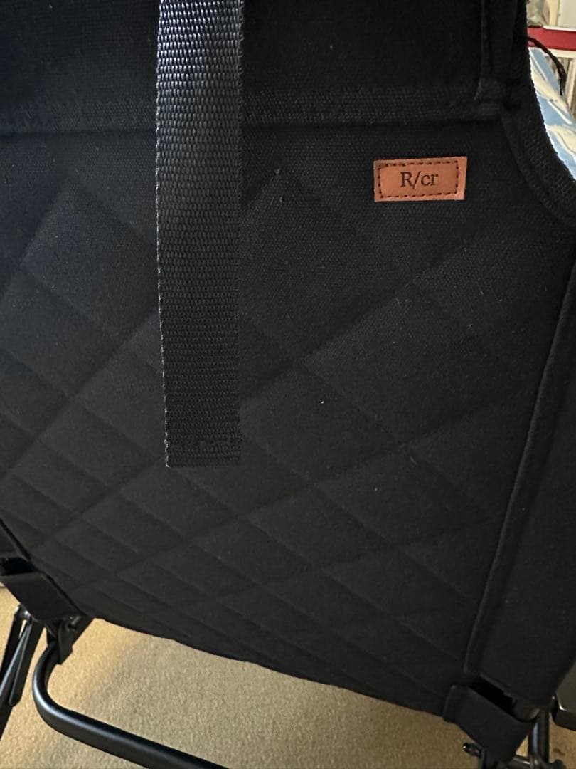 R/cr リクライニングローチェア ブラック 2脚セット