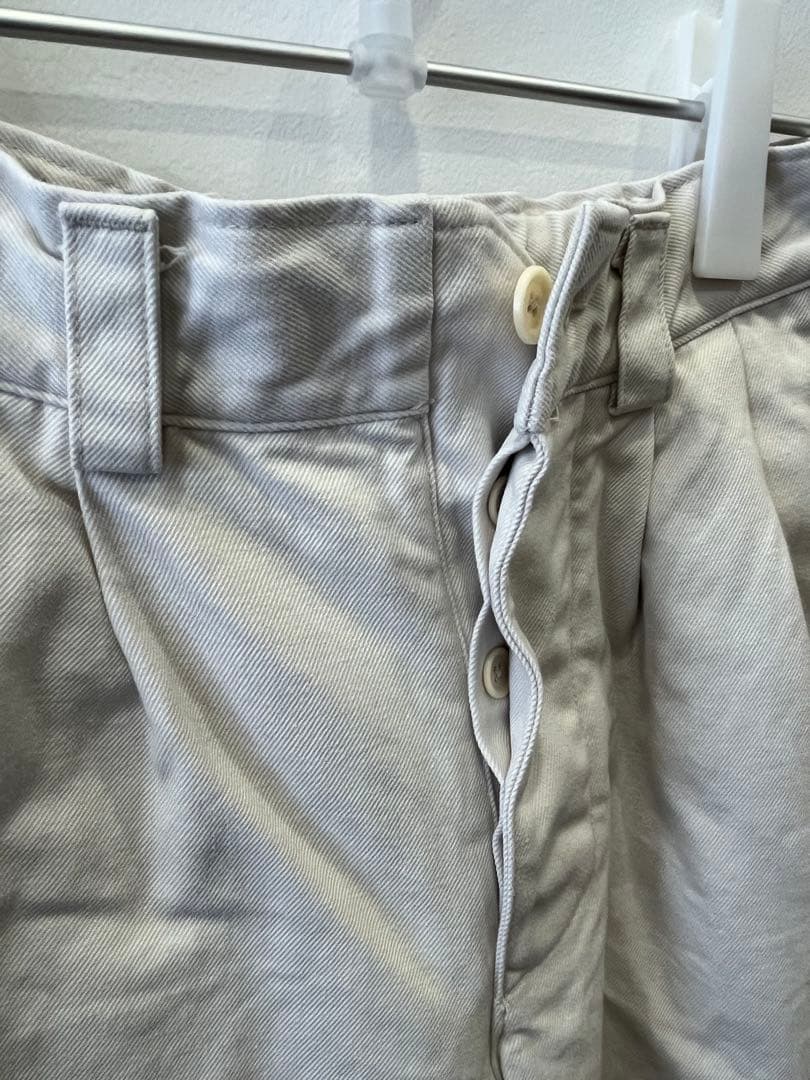 45R 足袋クロスの908ペグトップパンツ