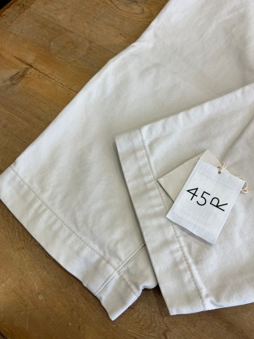 45R 足袋クロスの908ペグトップパンツ