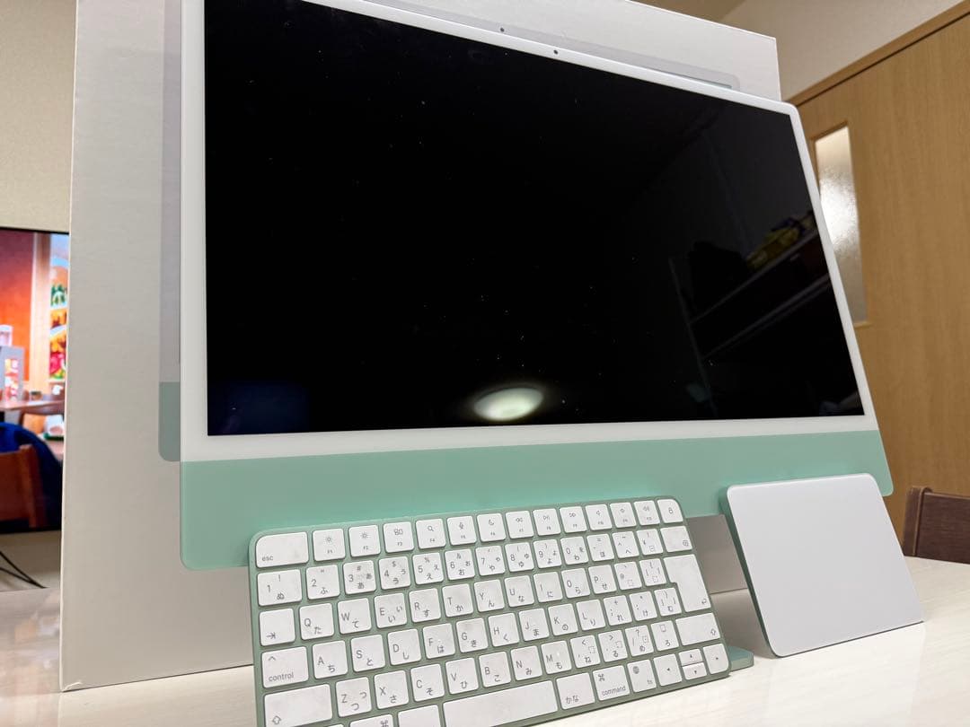 iMac ミントグリーン キーボード・トラックパッド付き