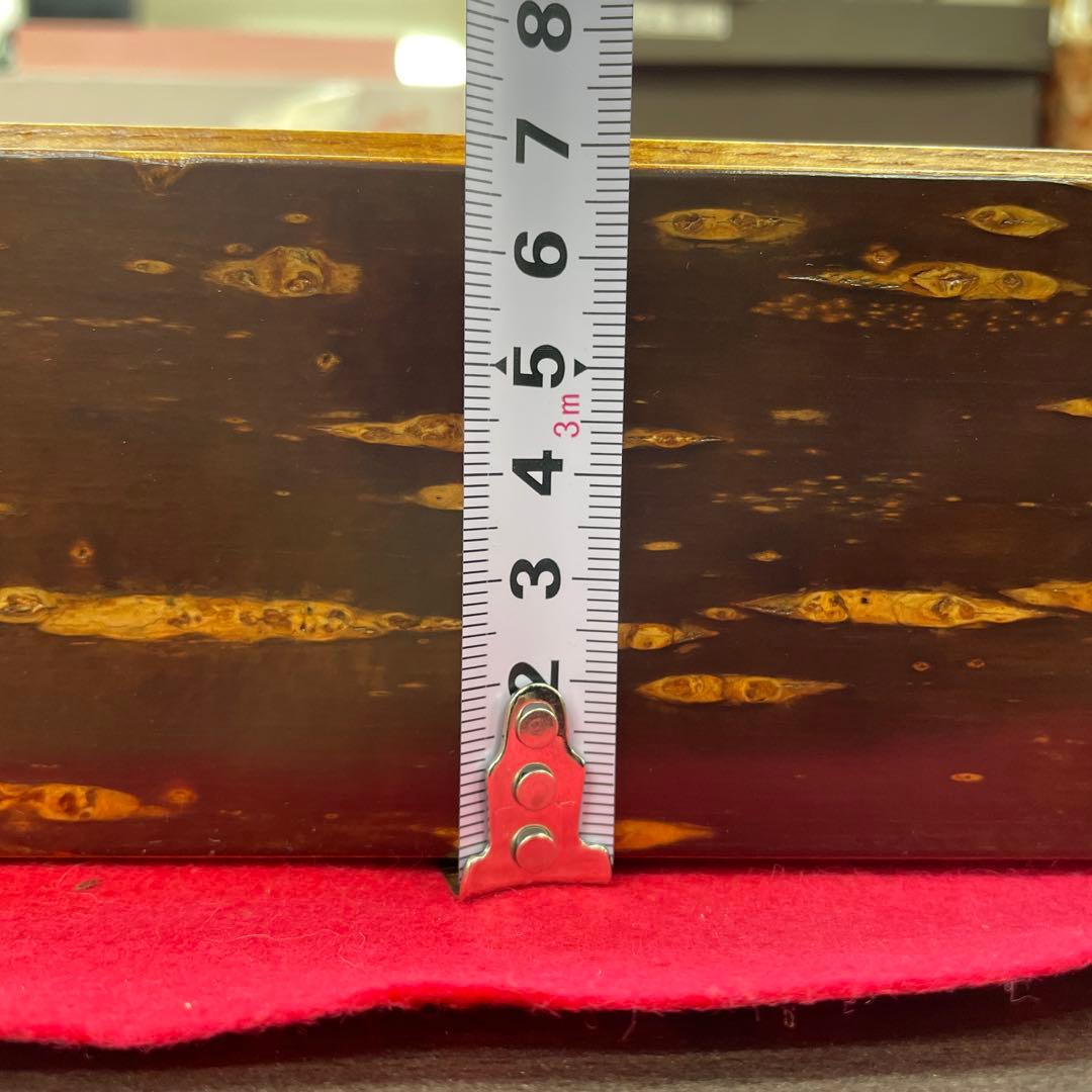 お値下げ　桜皮細工　総皮合口文庫　らでん紅しだれ