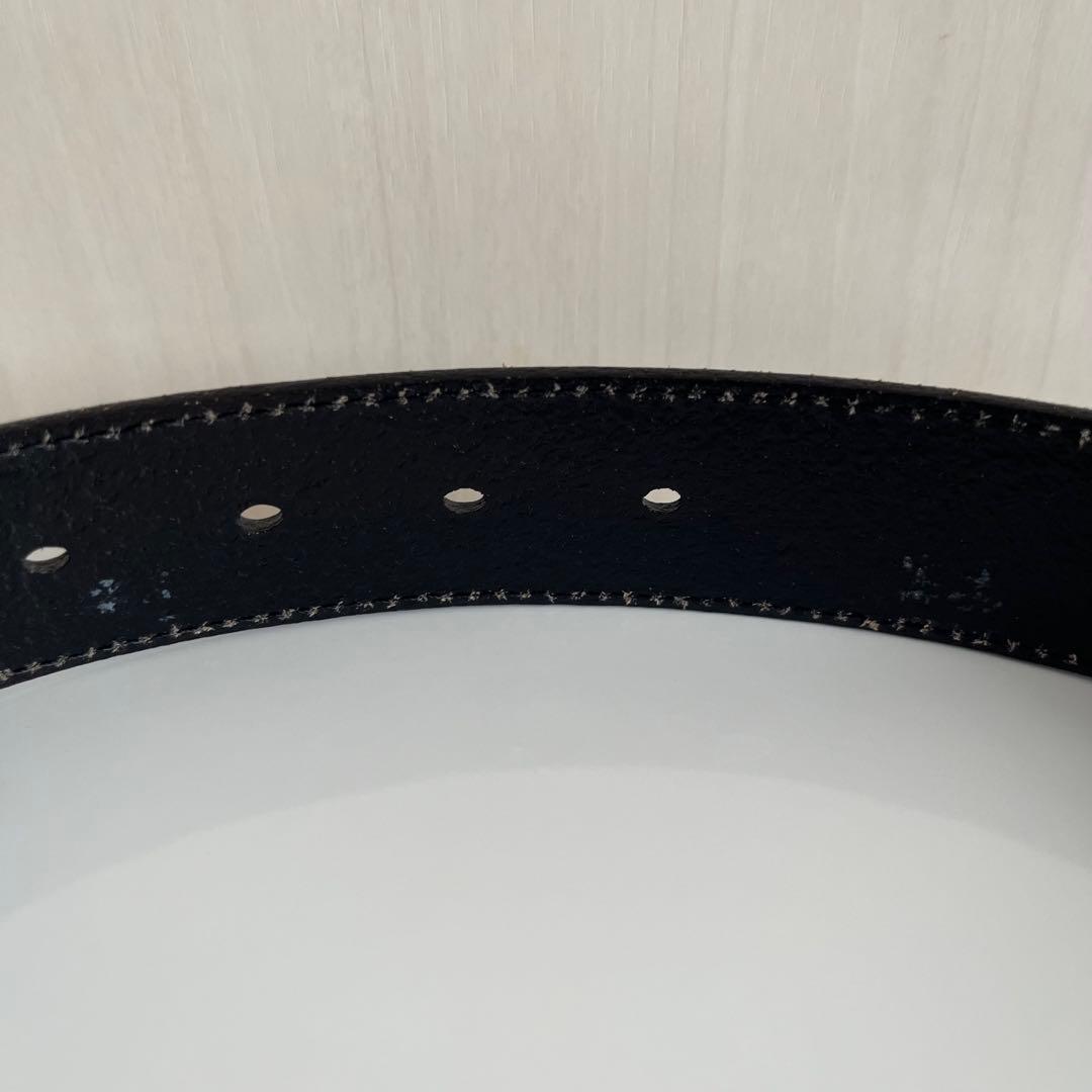 【一度のみ使用】 Peco Club レザー ベルト ブラック