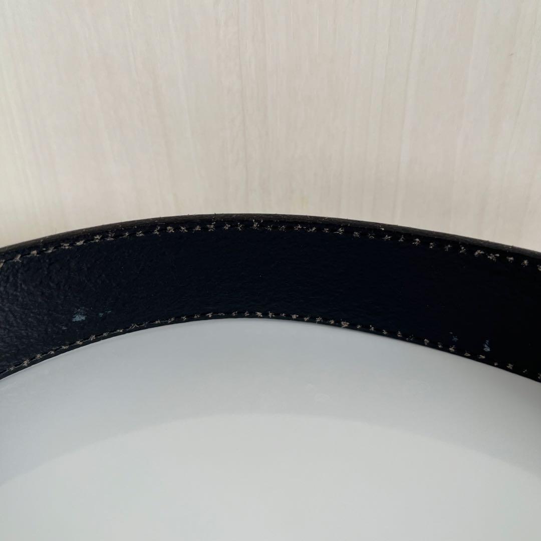 【一度のみ使用】 Peco Club レザー ベルト ブラック