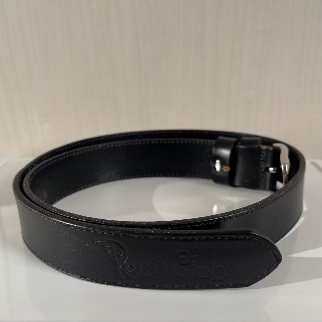 【一度のみ使用】 Peco Club レザー ベルト ブラック