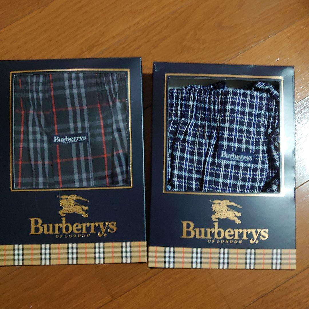 値下げ　Burberrys 新品　トランクス 2枚セット LL