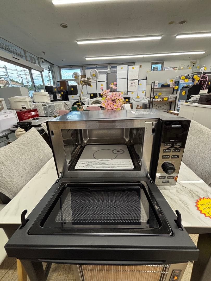 ツインバード TWINBIRD オーブンレンジ DR-E857 2022年製