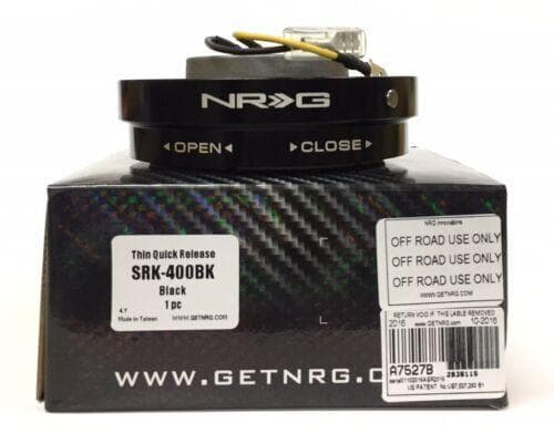 US正規 NRG クイックリリース ブラック 薄型 SRK-400BK