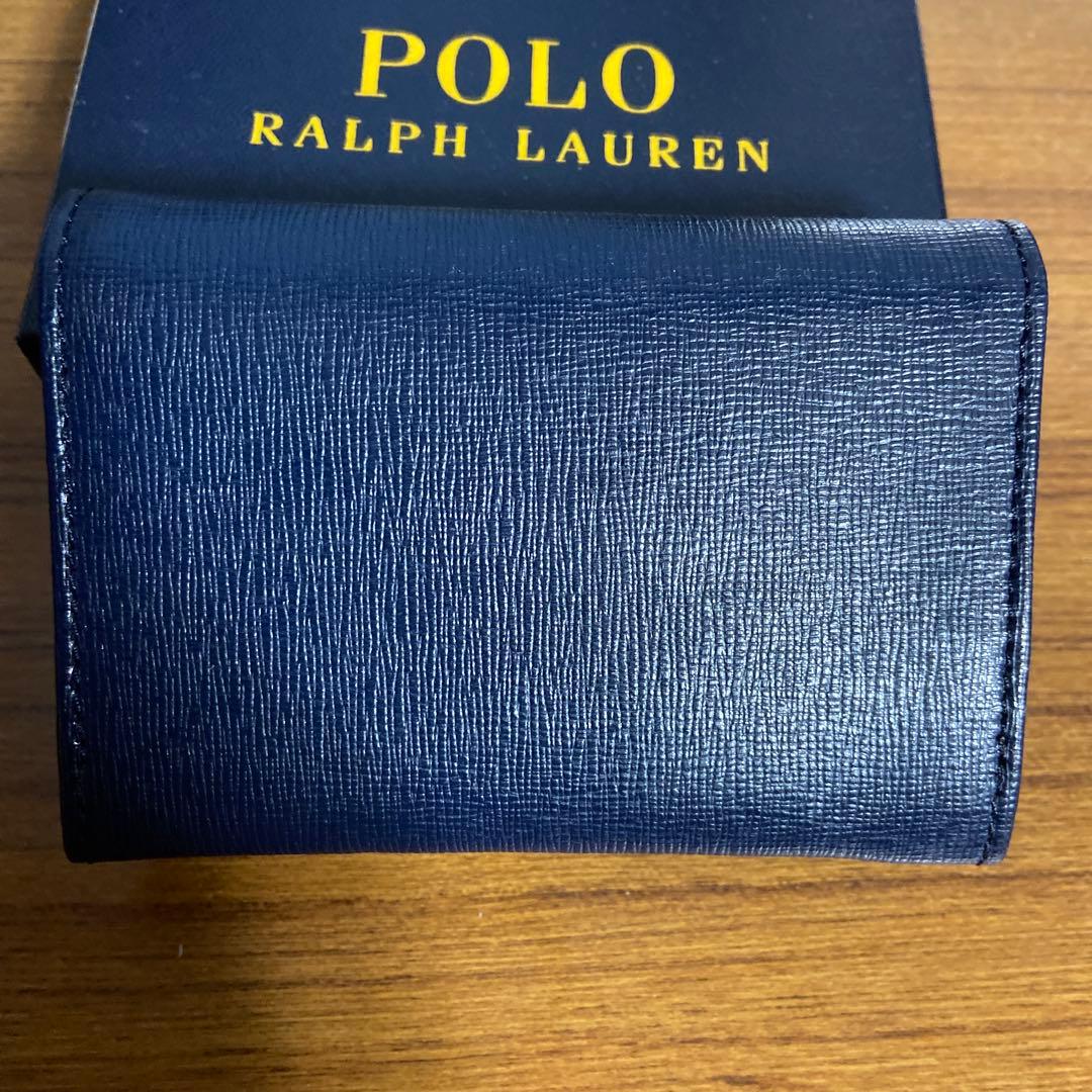 POLO RALPH LAUREN ネイビー 名刺入れ