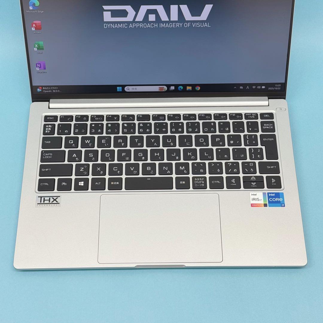 863美品 新品1TB DAIV 4P i7 第11世代 32GB office