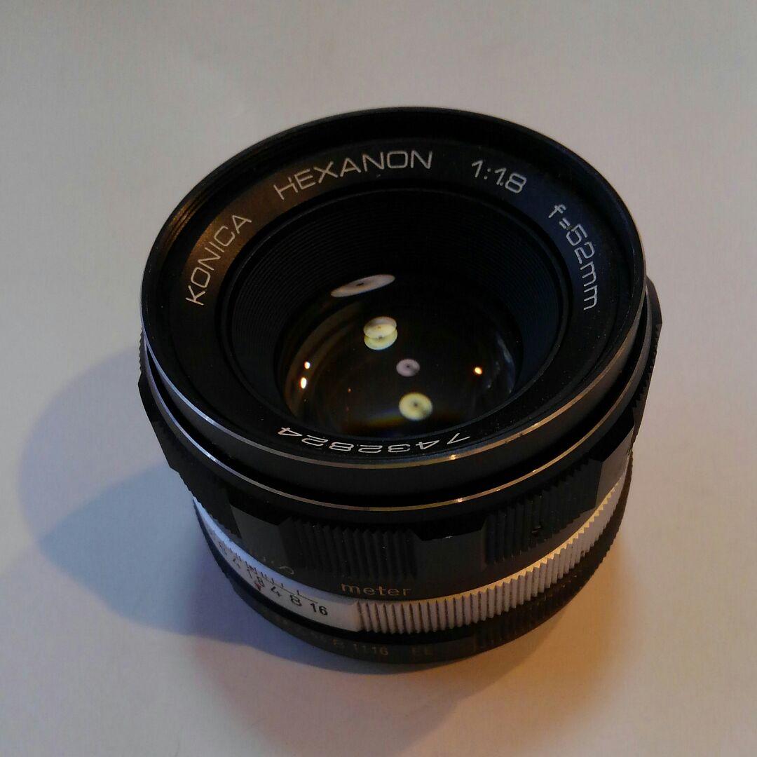 コニカ　ヘキサノンレンズ52mm  F1.8