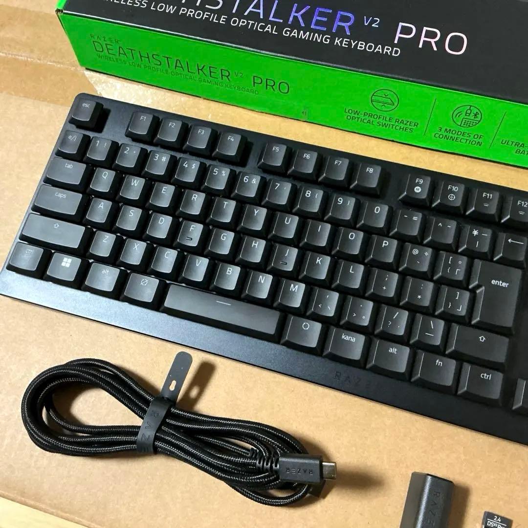 Razer レイザー DeathStalker V2 Pro JP 中古