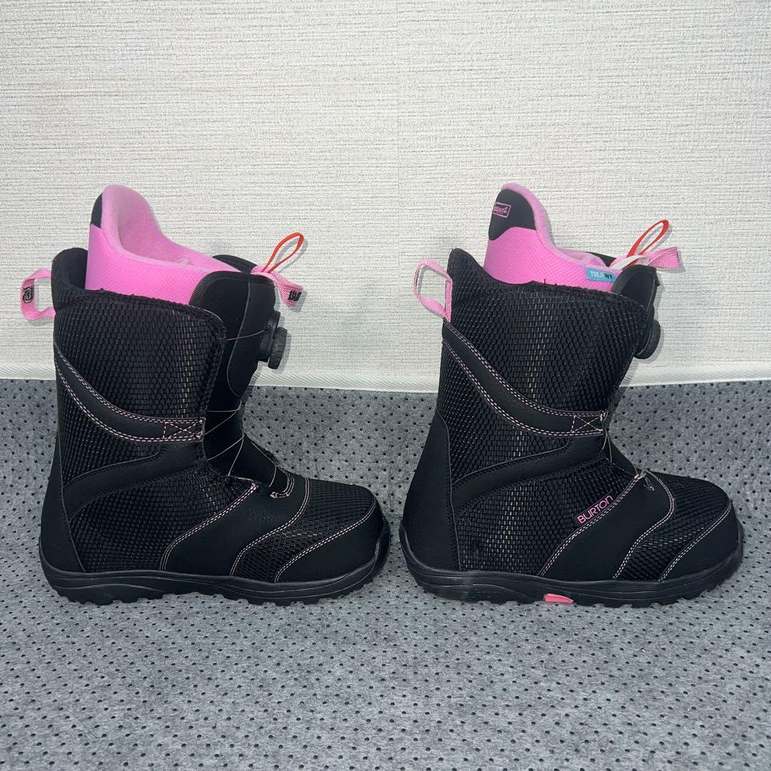 数回使用 24cm BURTON PEACH BOA スノーボードブーツ