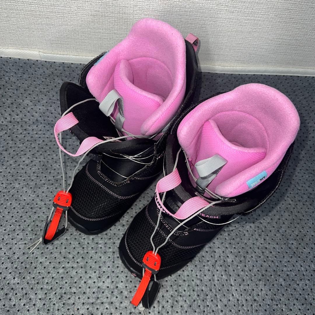 数回使用 24cm BURTON PEACH BOA スノーボードブーツ