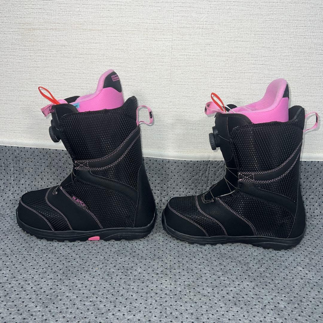数回使用 24cm BURTON PEACH BOA スノーボードブーツ